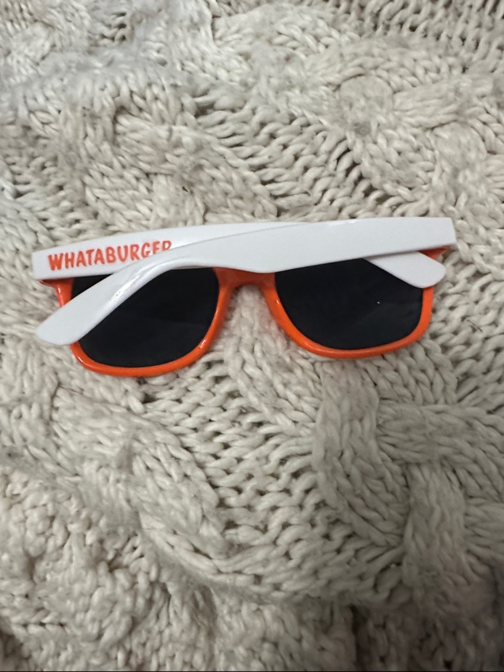 Whataburger Sunglasses with Dark Lenses - Picture 2 of 2